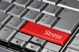 Computer key - Stress